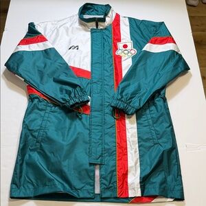 Vintage Mizuno JAPAN OLYMPIC ATLANTA 1996 Jacket Parke Windbreaker